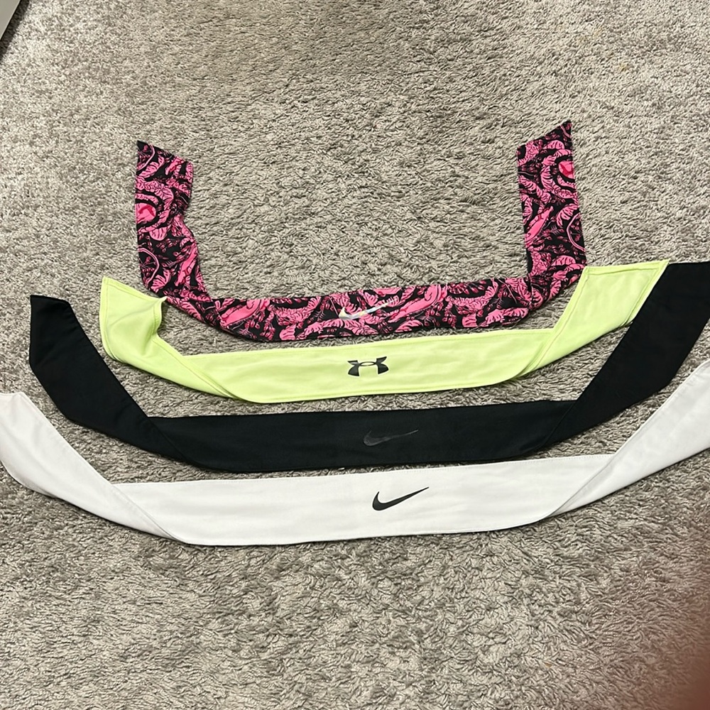 Headbands that tie UA/Nike